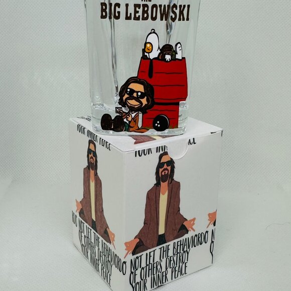 PEANUTS/ 90's and 2000 era MOVIES Mashup Shot Glasses/Gift Boxes, Unique Gift! - Picture 2 of 14